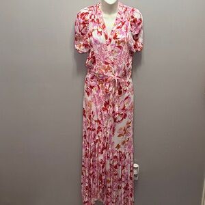 NWT Poupette St. Barth Baba floral maxi Dress Size Large
